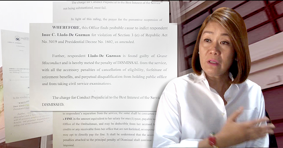 Ombudsman, binaligtad umano ang order sa kaso ni Elected Mayor Imee de Guzman ng Sto. Domingo