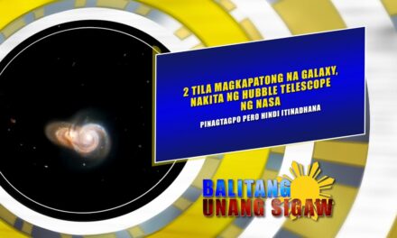 2 tila magkapatong na galaxy, nakita ng Hubble Telescope ng NASA