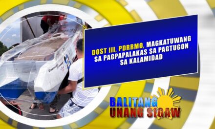 DOST III, PDRRMO, MAGKATUWANG SA PAGPAPALAKAS SA PAGTUGON SA KALAMIDAD