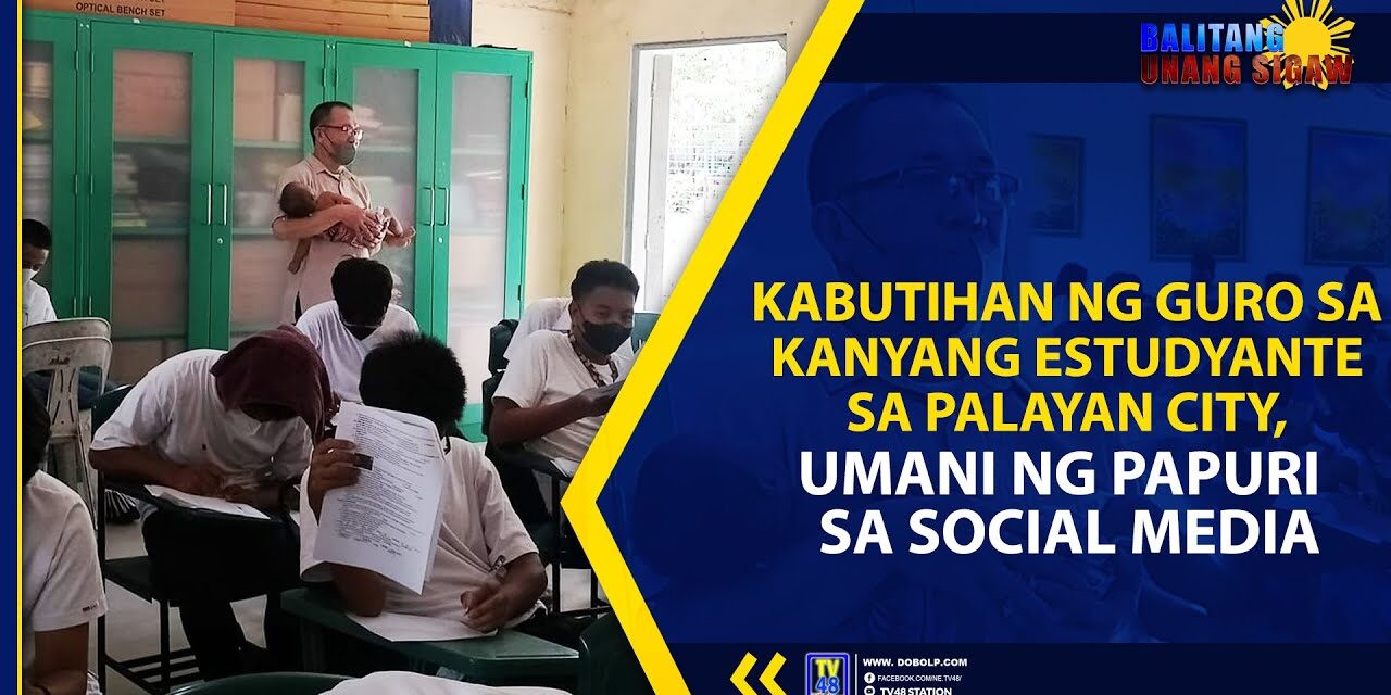 KABUTIHAN NG GURO SA KANYANG ESTUDYANTE SA PALAYAN CITY, UMANI NG PAPURI SA SOCIAL MEDIA