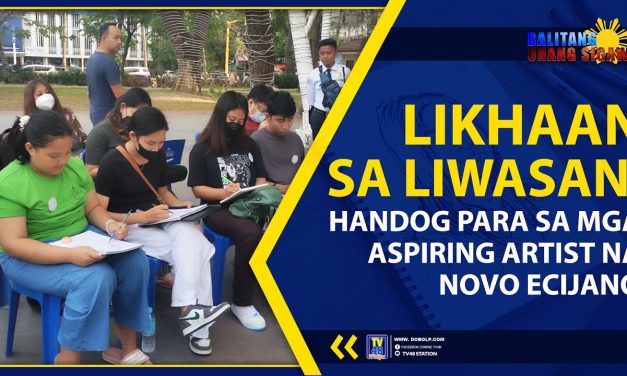 LIKHAAN SA LIWASAN, HANDOG PARA SA MGA ASPIRING ARTIST NA NOVO ECIJANO