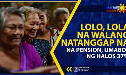 LOLO, LOLA NA WALANG NATANGGAP NA PENSION, UMABOT NG HALOS 37%