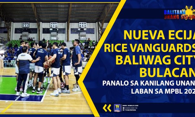 NUEVA ECIJA RICE VANGUARDS, BALIWAG CITY BULACAN, PANALO SA KANILANG UNANG LABAN SA MPBL 2023