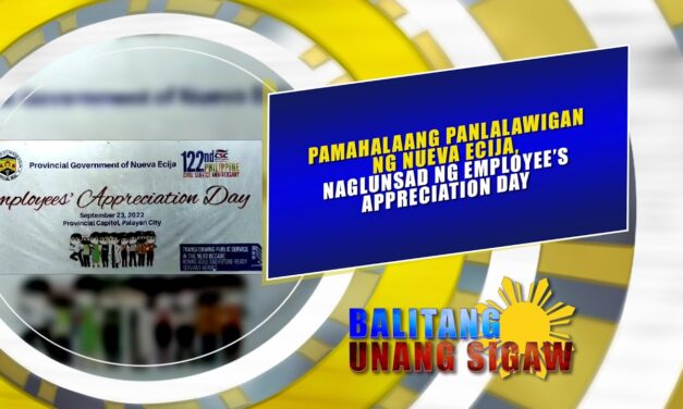 Pamahalaang panlalawigan ng Nueva Ecija, naglunsad Employee’s Appreciation Day