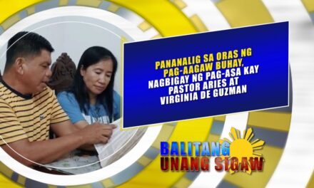 Pananalig sa oras ng pag aagaw buhay, nagbigay ng pag asa kay Pastor Aries at Virginia De Guzman
