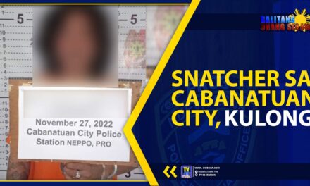SNATCHER SA CABANATUAN CITY, KULONG