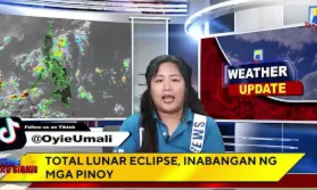 TOTAL LUNAR ECLIPSE INABANGAN NG MGA PINOY