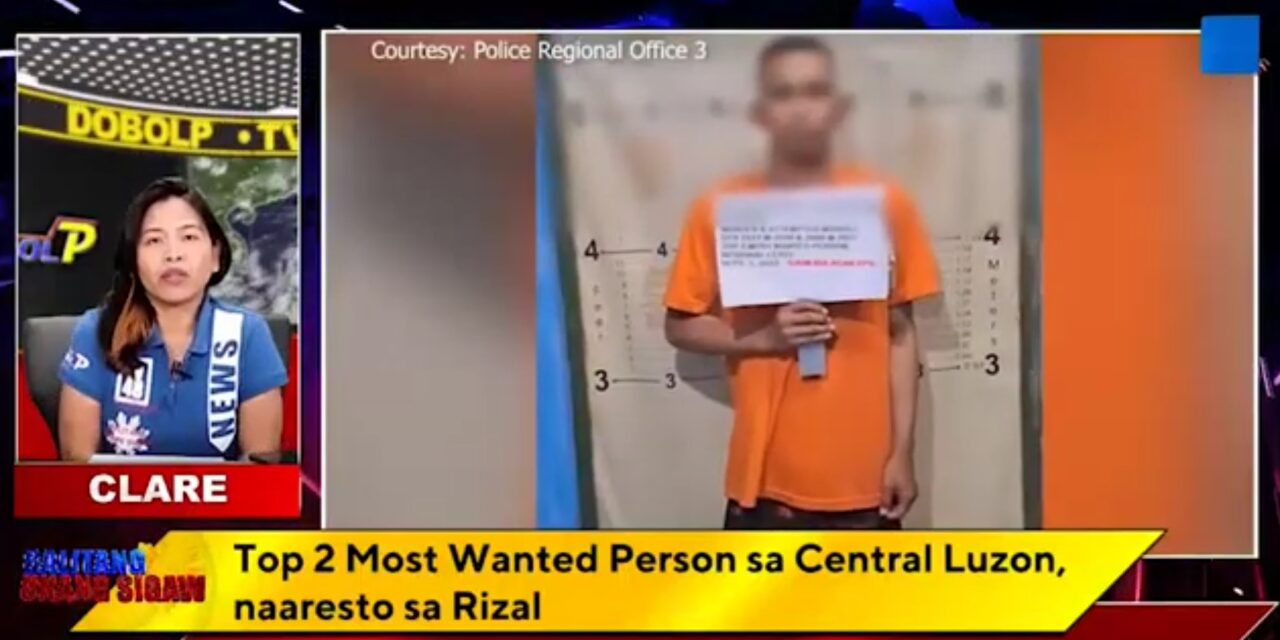 Top 2 Most Wanted Person sa Central Luzon, naaresto sa Rizal