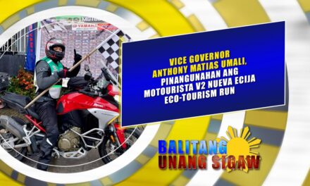 Vice Gov Anthony Umali, pinangunahan ang motourista V2 Nueva Ecija Eco-Tourism Run